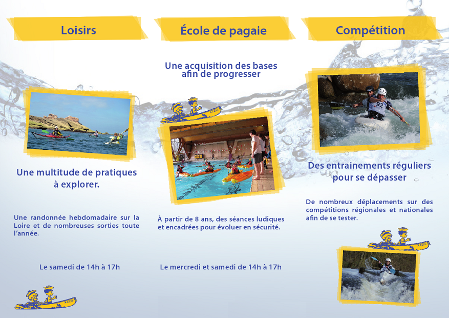 Canoe Kayak en Loisirs, Ecole de pagaie et Compétition